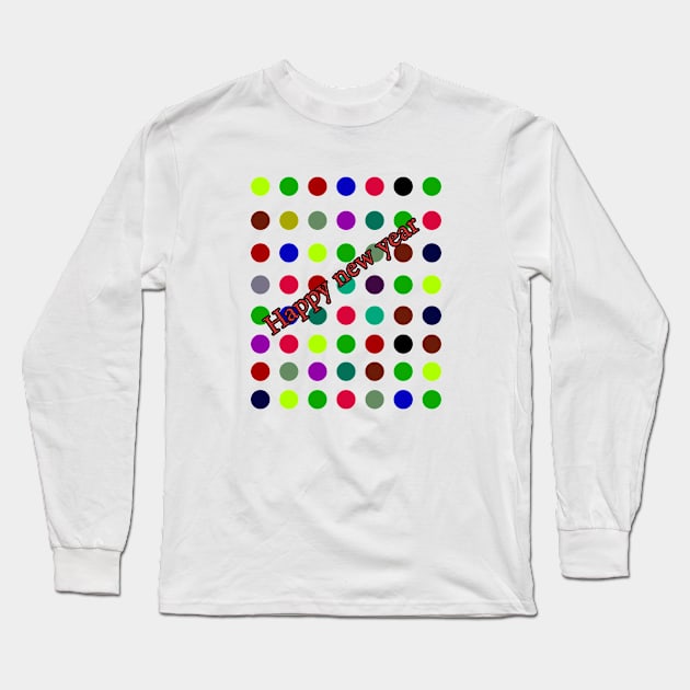 Happy new year 2021 Long Sleeve T-Shirt by sarahnash